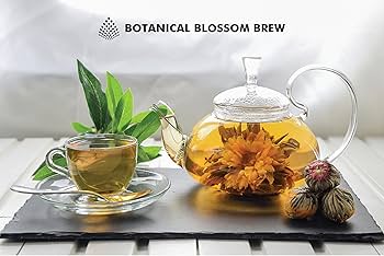 Beautiful botanical flowering tea representing the variety of kratom strains at WTF Cape Coral