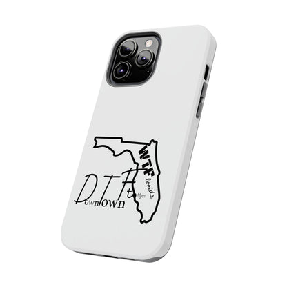 Tough iPhone Case: "WTF" Branded - "Down Town Ft. Myers"