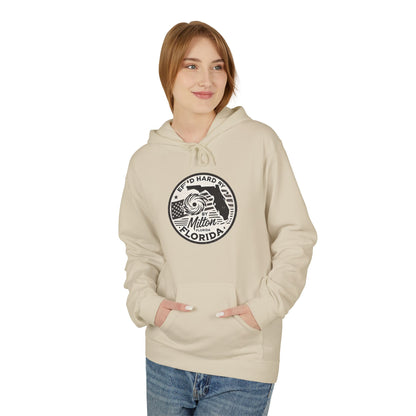 Fleece Hoodie - 'Effed by Milton' Funny Florida Hurricane Design