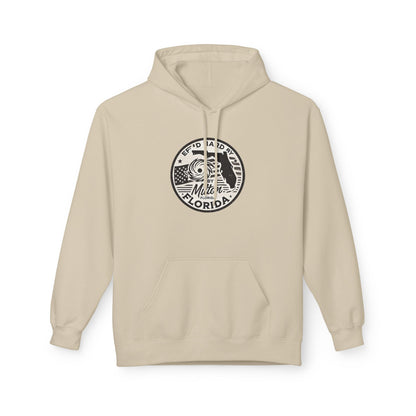 Fleece Hoodie - 'Effed by Milton' Funny Florida Hurricane Design