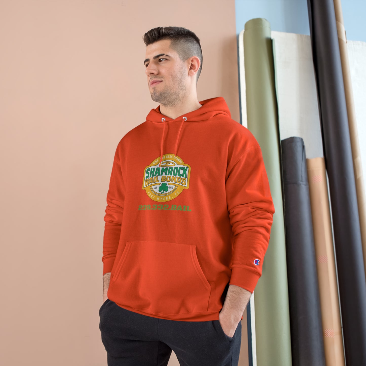 Shamrock Bail Bonds Hide and Seek Champion Hoodie