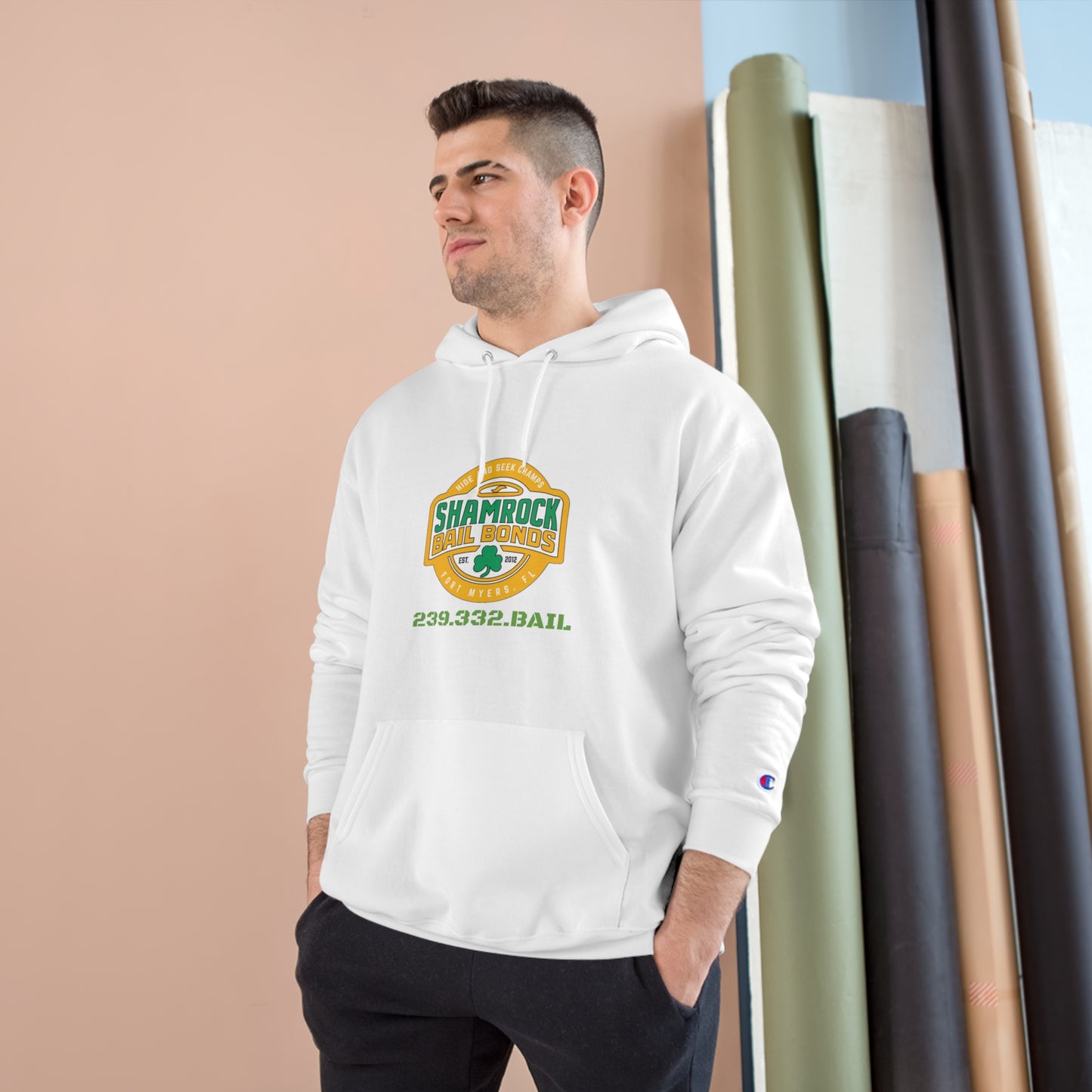 Shamrock Bail Bonds Hide and Seek Champion Hoodie