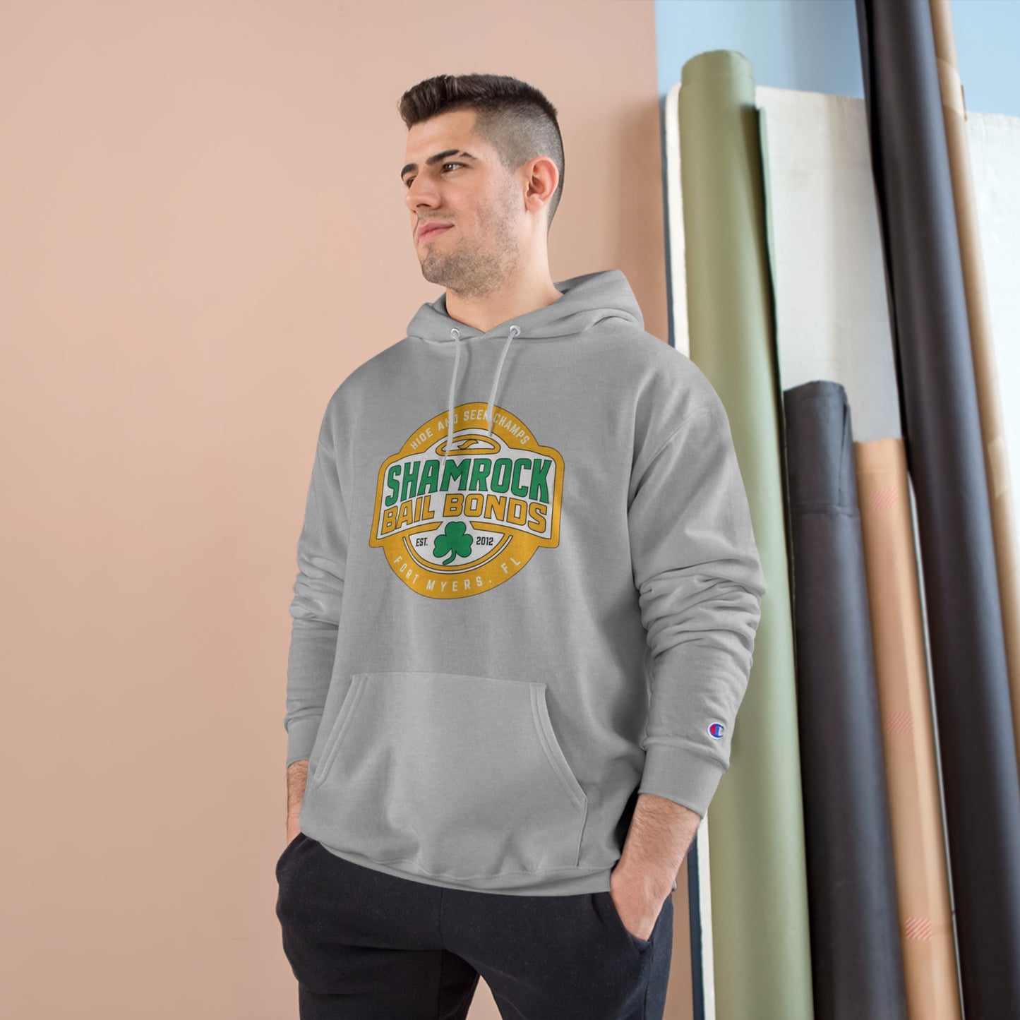 Shamrock Bail Bonds | Hide and Seek Champs | Est 2012 | Champion Hoodie