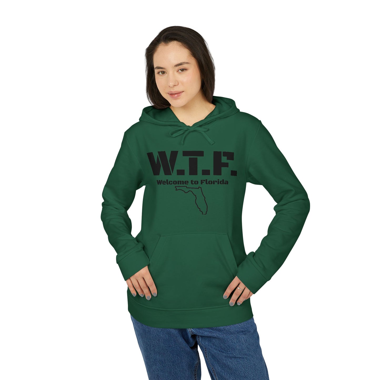 WTF Welcome to Florida Adidas® Unisex Fleece Hoodie