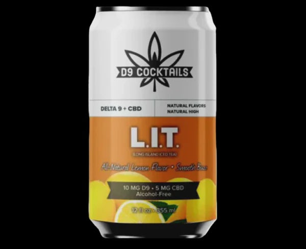 A can of D9 Cocktails L.I.T.