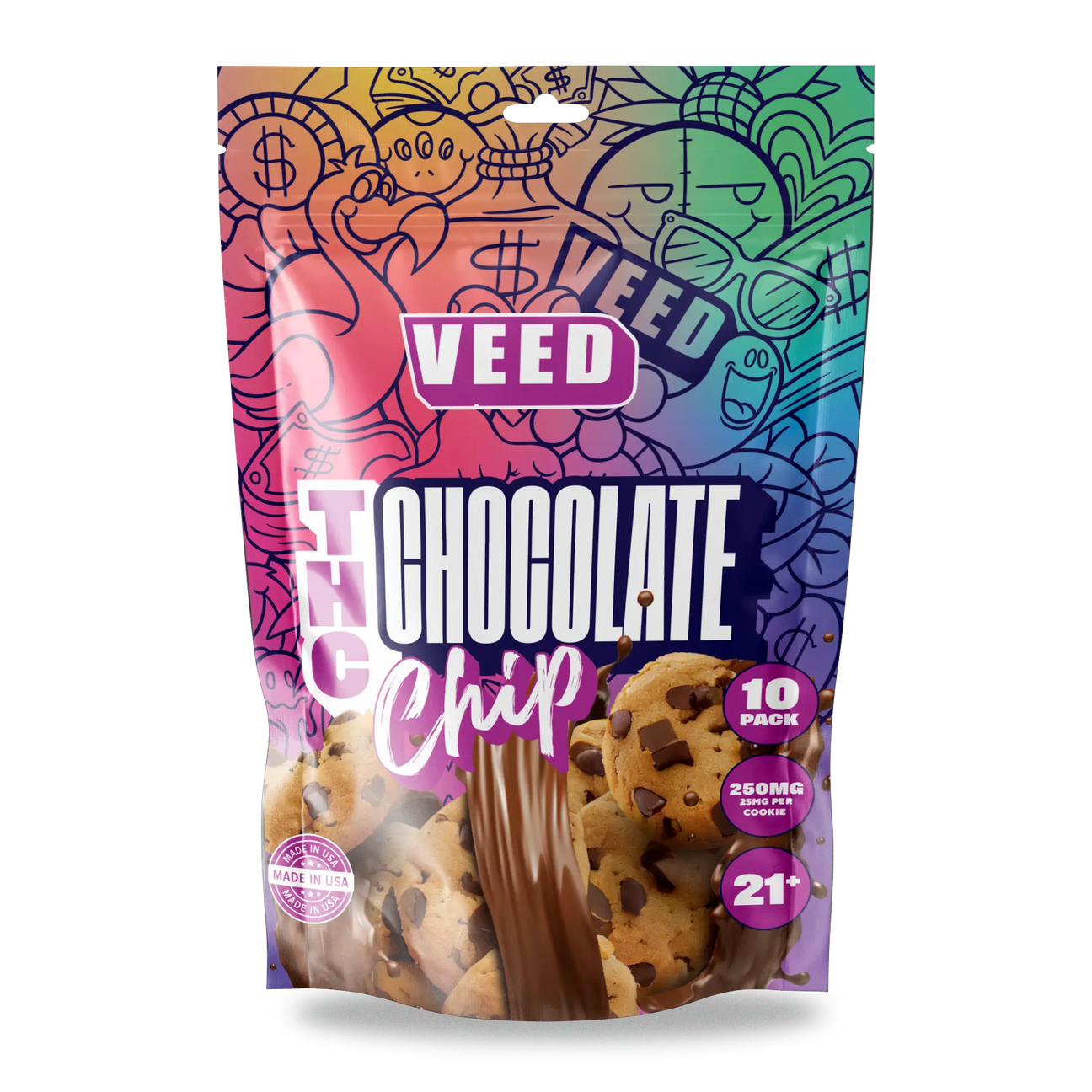 Veed THC Chocolate Chip Cookies